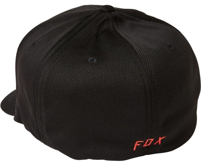 Кепка Fox Lithotype Flexfit 2.0 Hat Black/red