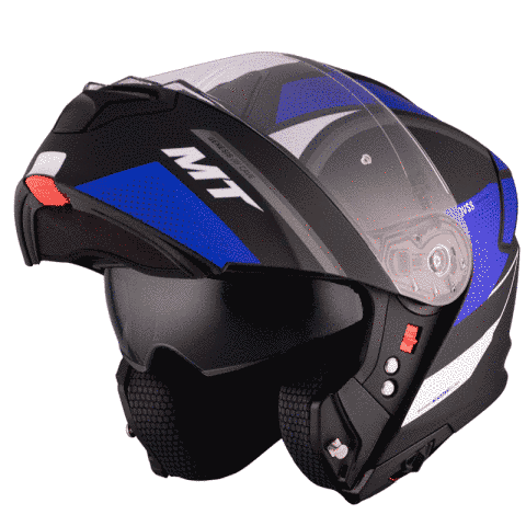 Мотошолом MT Genesis SV Cave A7 Matt Blue