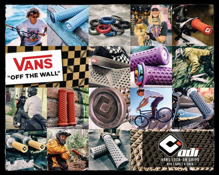 Гріпси ODI Vans v2.1 Lock-On MTB Closed End 135mm Black Checker