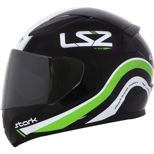 Мотошолом LS2 FF353 Rapid Stark Black Green White