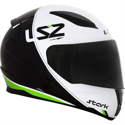 Мотошолом LS2 FF353 Rapid Stark Black Green White