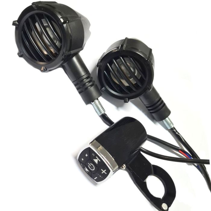 Мотоакустика з Bluethooth 2x20W, поворотами, габаритом, сигналом