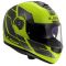 Мотошолом LS2 FF908 Strobe 2 Code Hi-Vis Yellow Grey