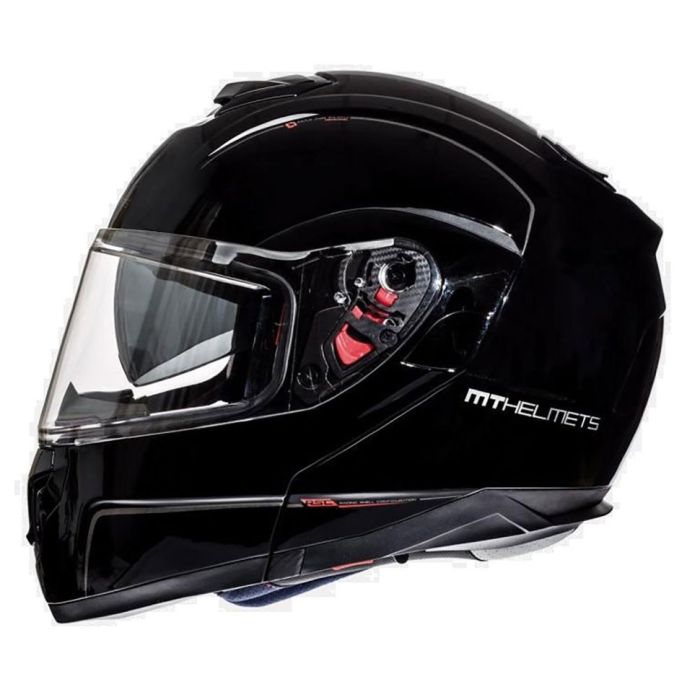 Мотошолом MT Atom SV Solid Gloss Black