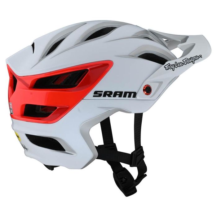 Вело Шолом TLD A3 MIPS HELMET [SRAM WHITE / RED]