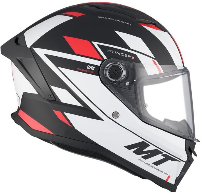 Мотошолом MT STINGER 2 Zivze B5 Matt Red