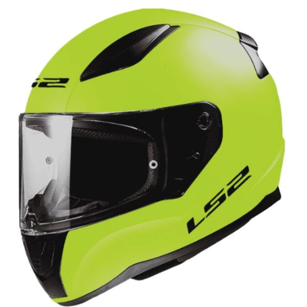 Мотошолом LS2 FF353 Rapid 2 Solid Matt Hi-Vis Yellow