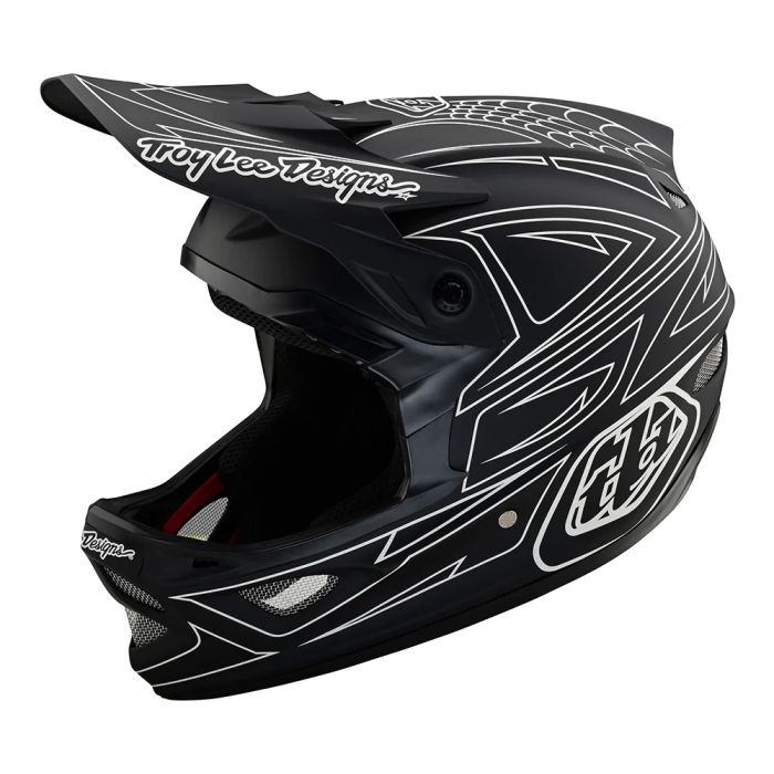Вело Шолом TLD D3 FIBERLITE HELMET SpiderStripe BLk
