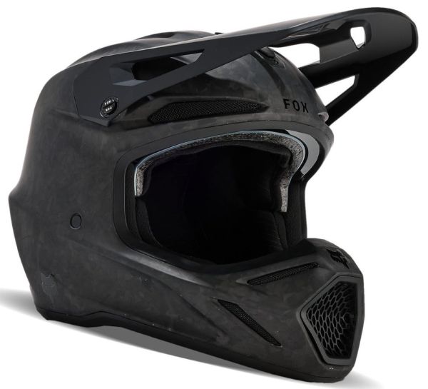 Шолом Fox V3 Rs Carbon Solid Helmet Matte Black