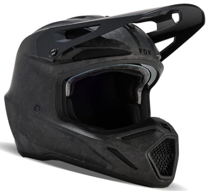 Шолом Fox V3 Rs Carbon Solid Helmet Matte Black