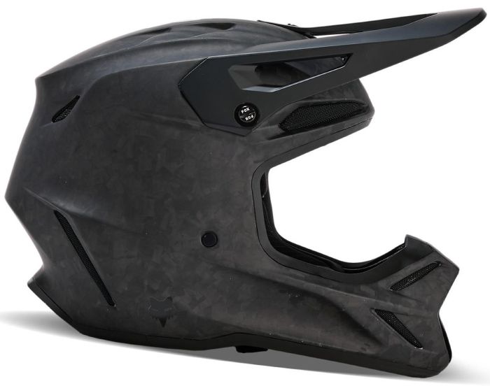 Шолом Fox V3 Rs Carbon Solid Helmet Matte Black