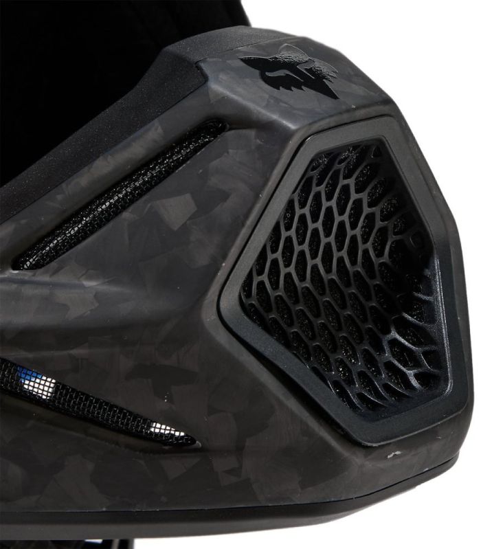Шолом Fox V3 Rs Carbon Solid Helmet Matte Black