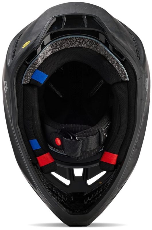 Шолом Fox V3 Rs Carbon Solid Helmet Matte Black