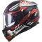 Мотошолом LS2 FF327 Challenger Spin Black Red White