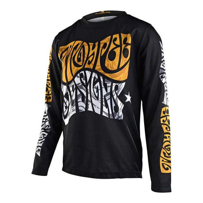 Джерсі TLD Young FLOWLINE LS JERSEY Tripper [BLk]