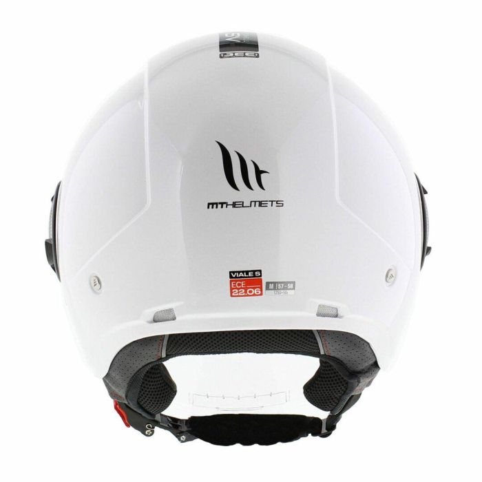 Мотошолом MT VIALE SV S Solid Gloss White