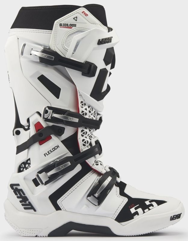 Мотоботи Leatt 5.5 Evo Flexlock Boot White