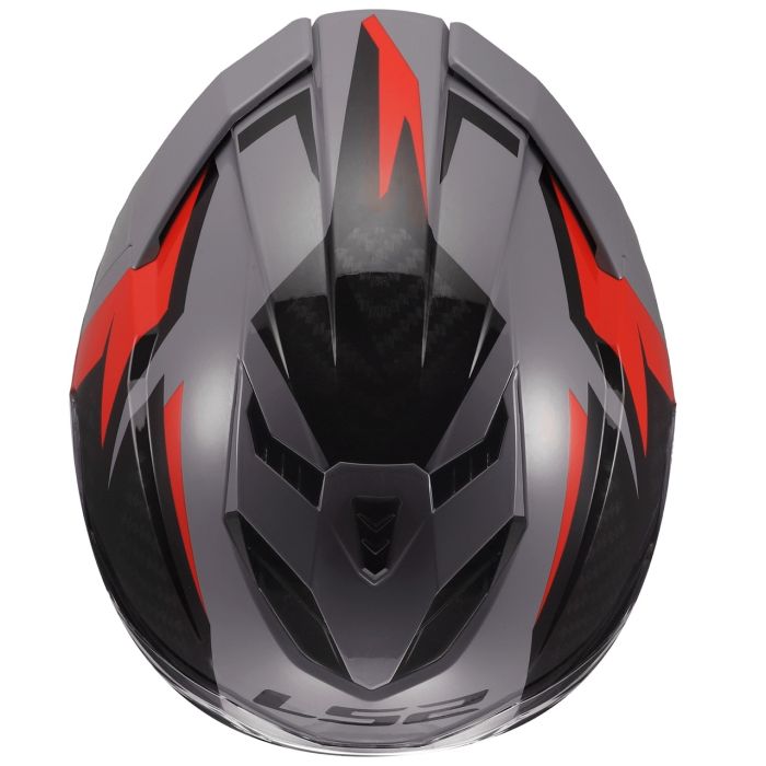 Мотошолом LS2 FF818 Storm 3 Dynamo Grey Red