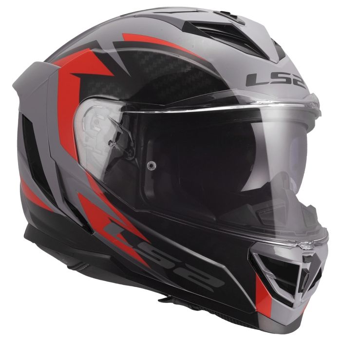 Мотошолом LS2 FF818 Storm 3 Dynamo Grey Red
