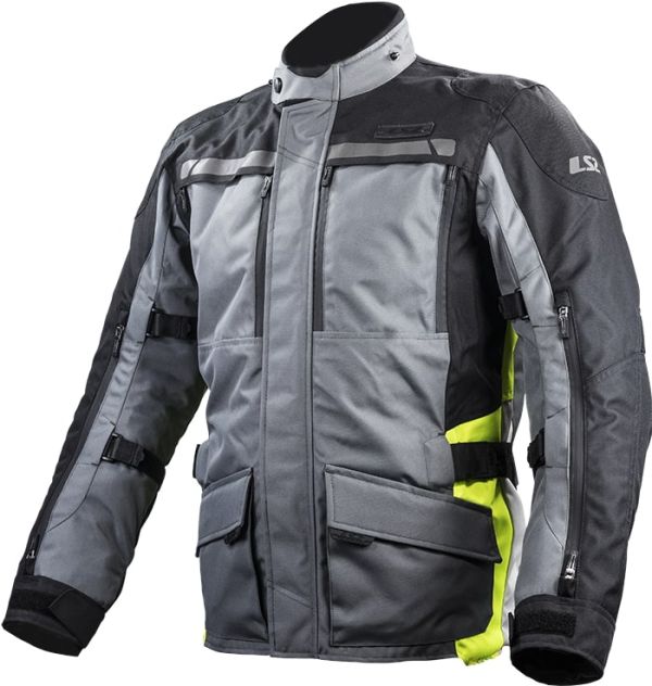 Куртка LS2 Lance Man Jacket Grey Black Yellow