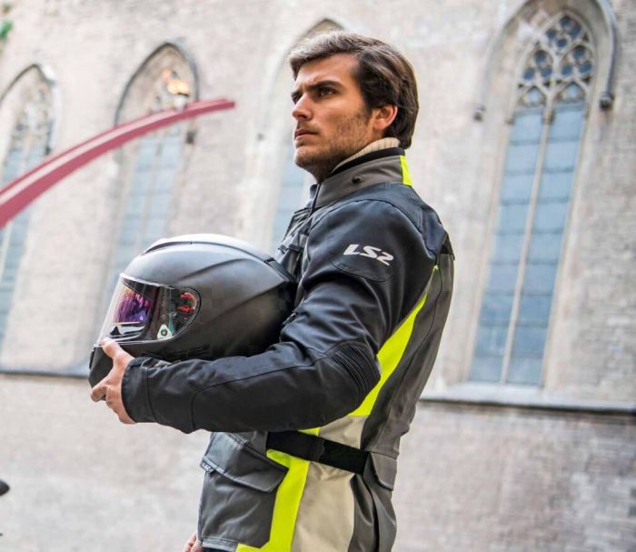 Куртка LS2 Lance Man Jacket Grey Black Yellow