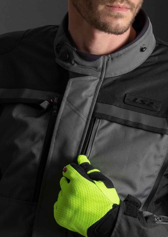 Куртка LS2 Lance Man Jacket Grey Black Yellow