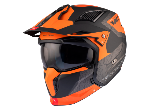 Мотошолом MT Streetfighter SV S Totem B4 Matt Orange ECE2206