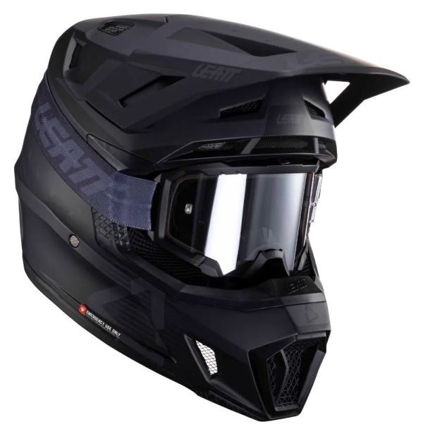 Мотошолом LEATT Helmet Moto 7.5 + Goggle Stealth