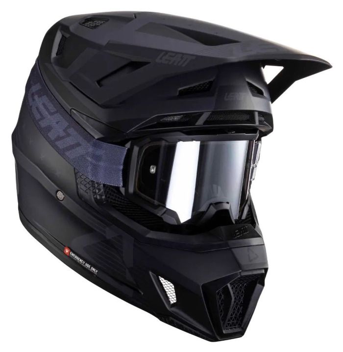 Мотошолом LEATT Helmet Moto 7.5 + Goggle Stealth