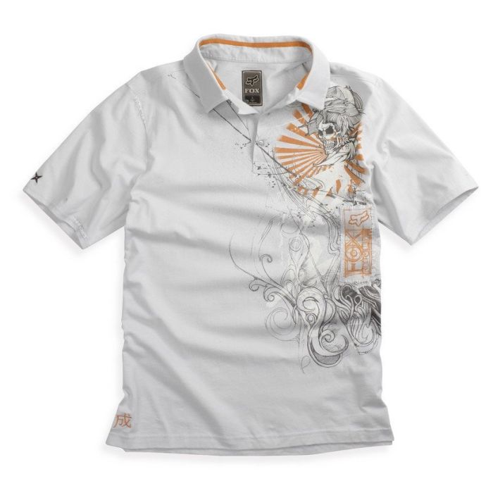 Футболка Поло Fox Inked Polo Light Grey