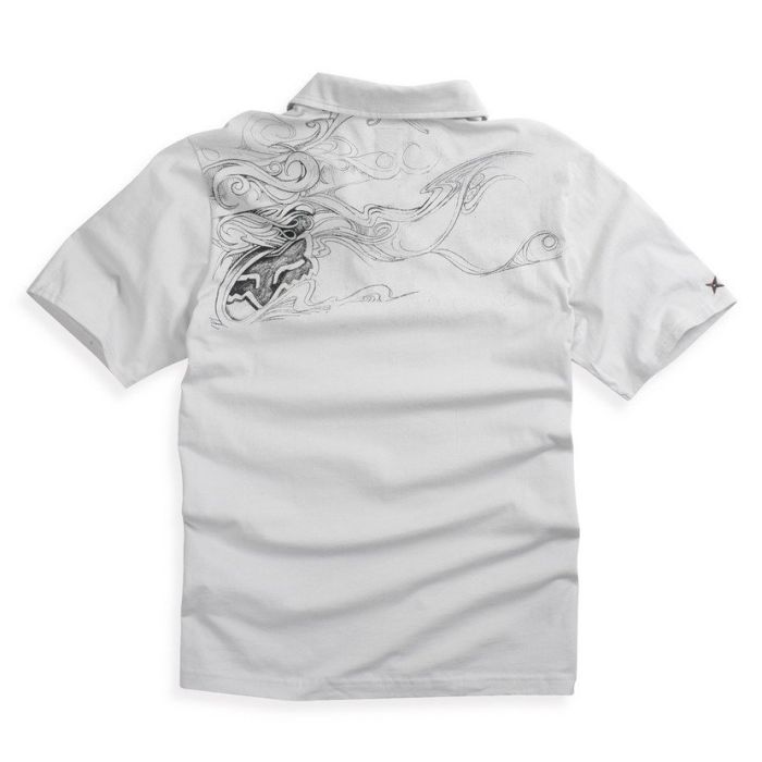 Футболка Поло Fox Inked Polo Light Grey