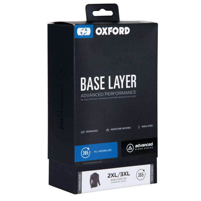 Термокофта Oxford Advanced Base Layer MS Top Charcoal Marl