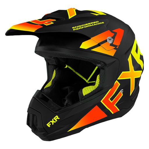Мотошолом FXR Torque Team Helmet 22-Black/Inferno