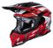 Мотошолом Just1 J39 Revo Red White Black Gloss
