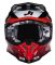 Мотошолом Just1 J39 Revo Red White Black Gloss