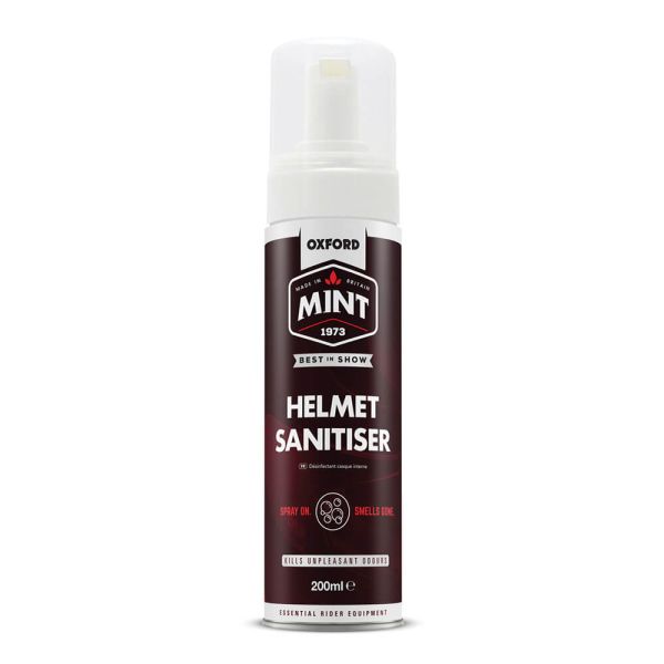 Дезінфікуюча пінка для шолома Oxford Mint Helmet Sanitiser Foam 200мл