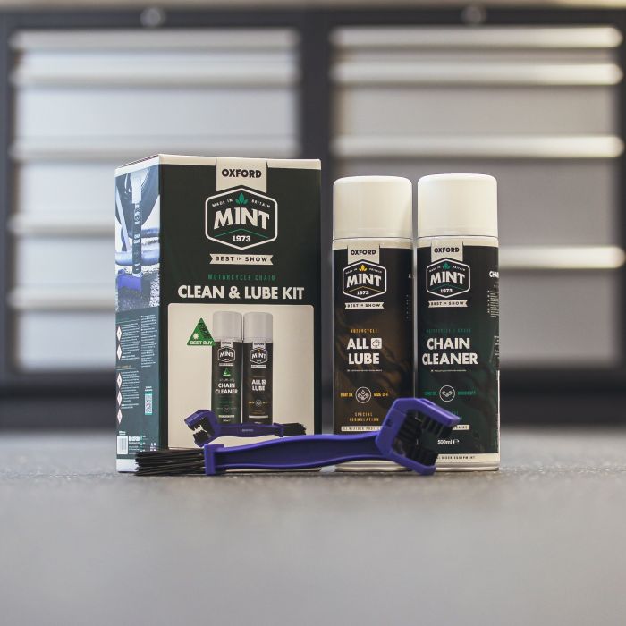 Очищувач ланцюга набір Oxford Motorcycle Chain Clean & Lube Kit