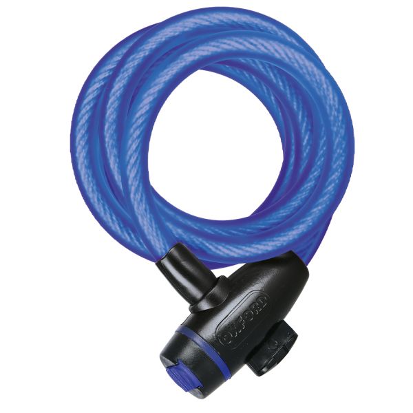Трос протиугінний Oxford Cable Lock 12mm x 1800mm Blue