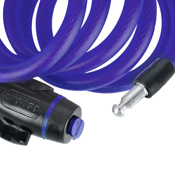 Трос протиугінний Oxford Cable Lock 12mm x 1800mm Blue