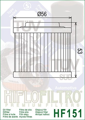 Фільтр HIFLO HF151