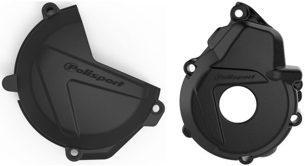 Комплект Polisport Clutch & Ignition Cover - Husqarna Black