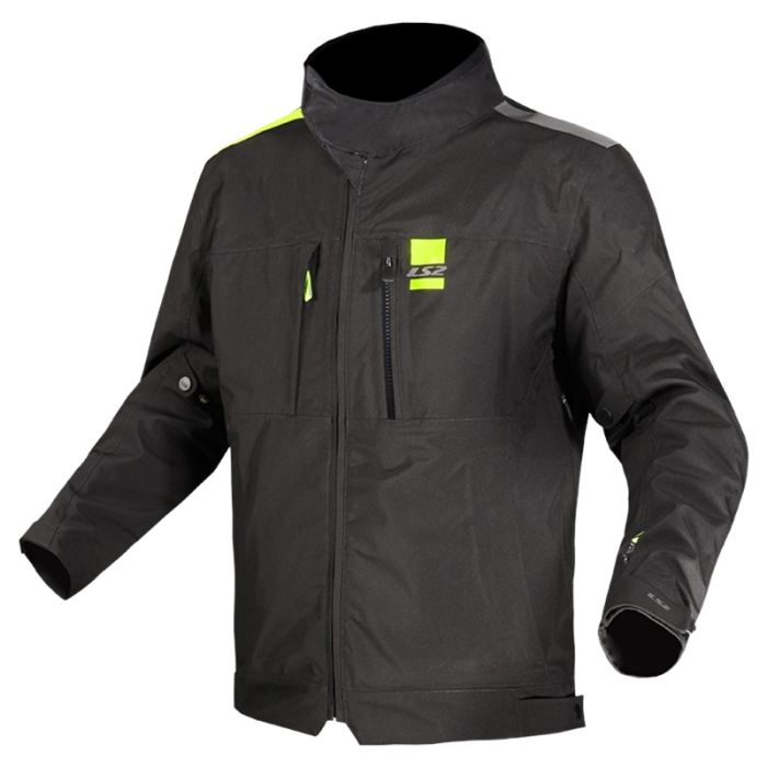 Куртка LS2 Titanium Man Jacket Black Hi-Vis Yellow