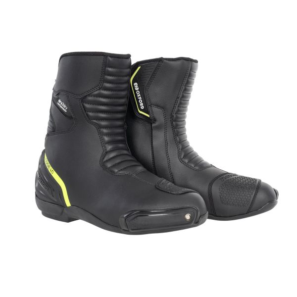 Мотоботи Oxford Code 1.0 Mid D2D MS Boot Blk/Flo Ylw