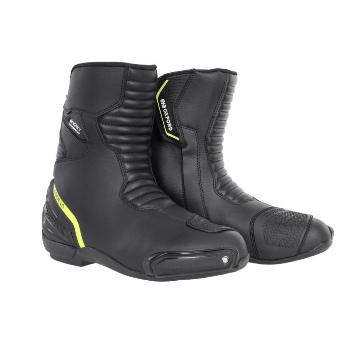 Мотоботи Oxford Code 1.0 Mid D2D MS Boot Blk/Flo Ylw